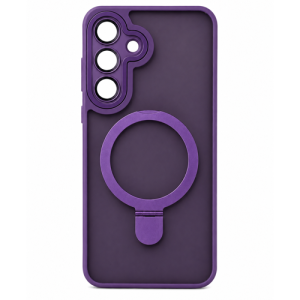 Smoke Magnetic with Kickstand Case for Samsung Galaxy S24 / S25 - Deep Purple